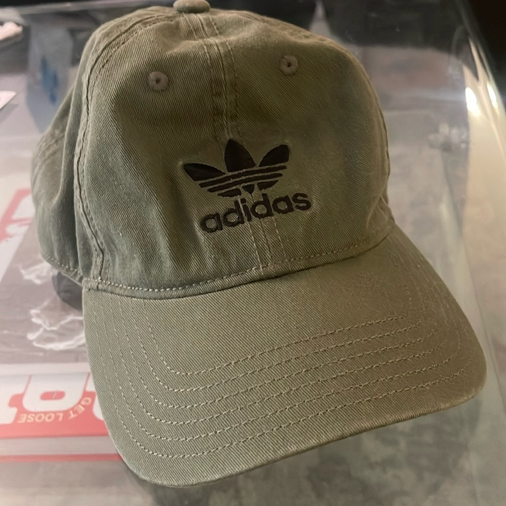 Hunter green adidas hat